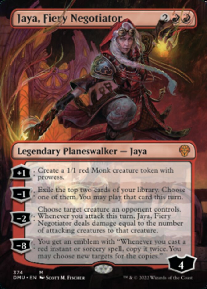 Jaya, Fiery Negotiator (Borderless) [Dominaria United] | Good Games Adelaide SA