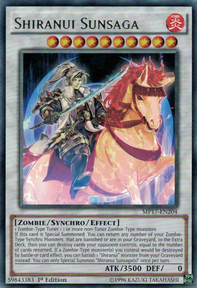 Shiranui Sunsaga [MP17-EN204] Rare | Good Games Adelaide SA