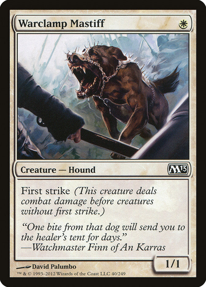 Warclamp Mastiff 40 (Magic 2013 (M13))  - Foil | Good Games Adelaide SA