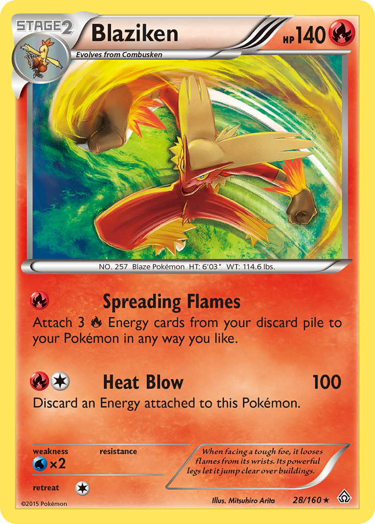 Blaziken (28/160) [XY: Primal Clash] | Good Games Adelaide SA