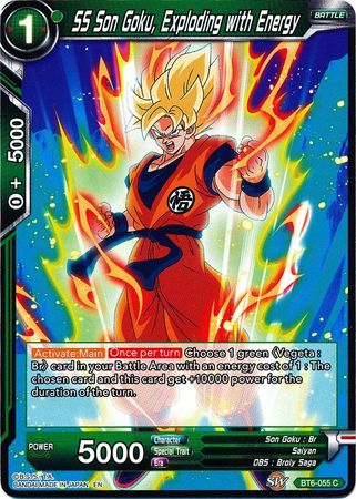 SS Son Goku, Exploding with Energy [BT6-055] | Good Games Adelaide SA