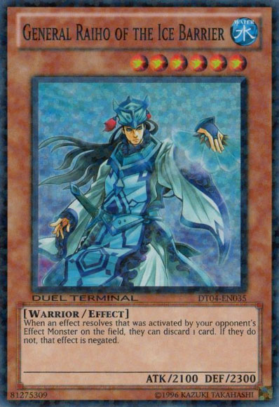 General Raiho of the Ice Barrier [DT04-EN035] Super Rare | Good Games Adelaide SA