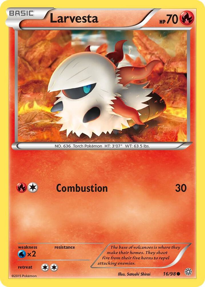 Larvesta 16/98 (XY - Ancient Origins)  | Good Games Adelaide SA