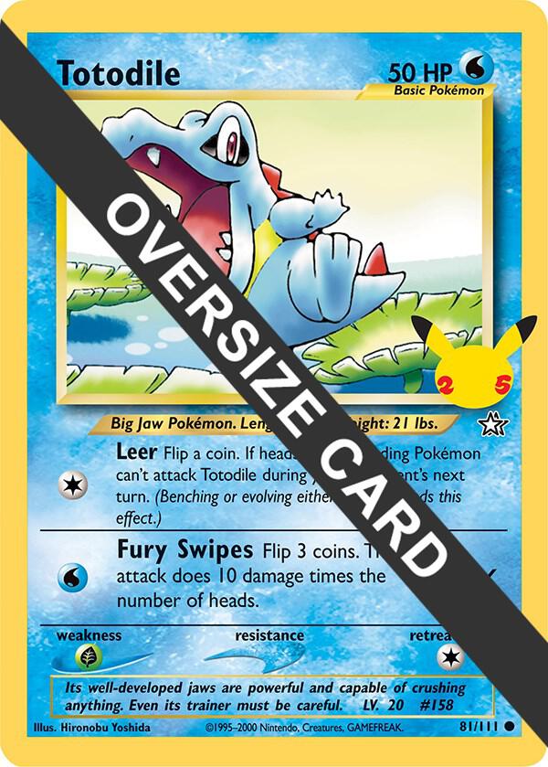Totodile 081/111 (First Partner Pack)  | Good Games Adelaide SA
