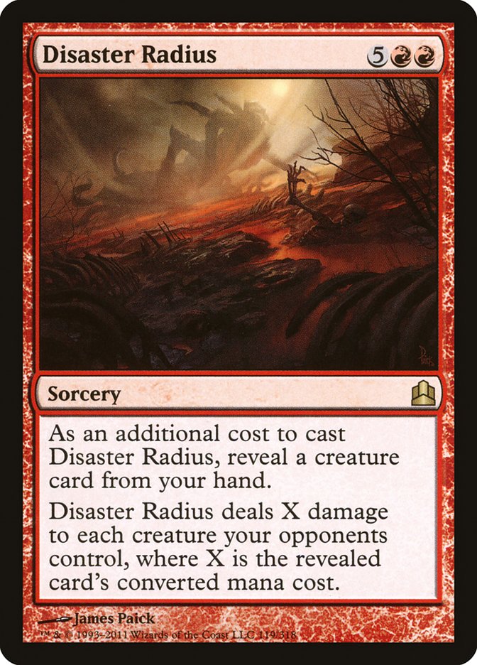 Disaster Radius [Commander 2011] | Good Games Adelaide SA