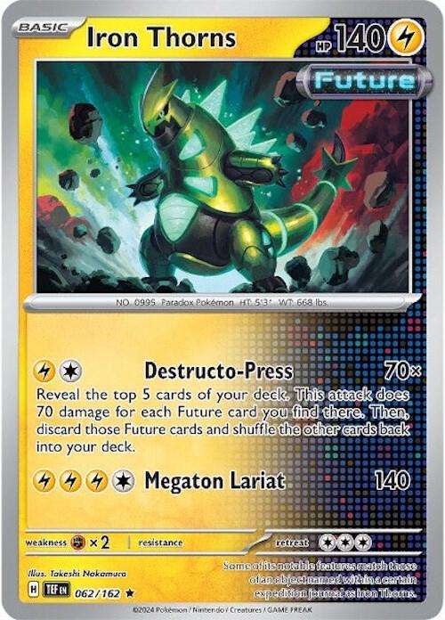 Iron Thorns 062/162 (SV05: Temporal Forces)  - Reverse Holofoil | Good Games Adelaide SA