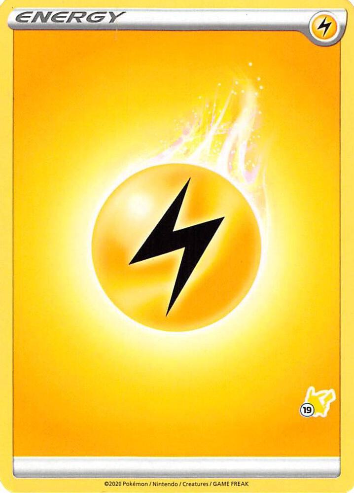 Lightning Energy 19 Pikachu Stamped  (Battle Academy 2022)  | Good Games Adelaide SA