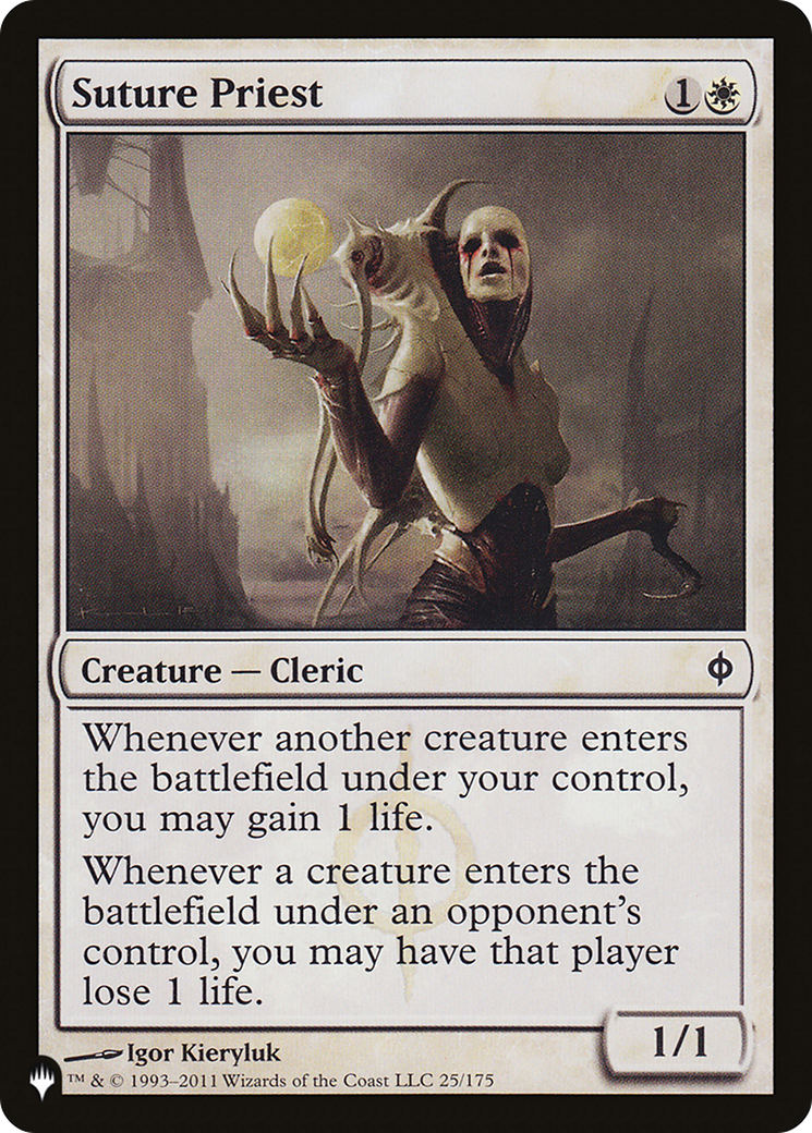 Suture Priest [The List Reprints] | Good Games Adelaide SA
