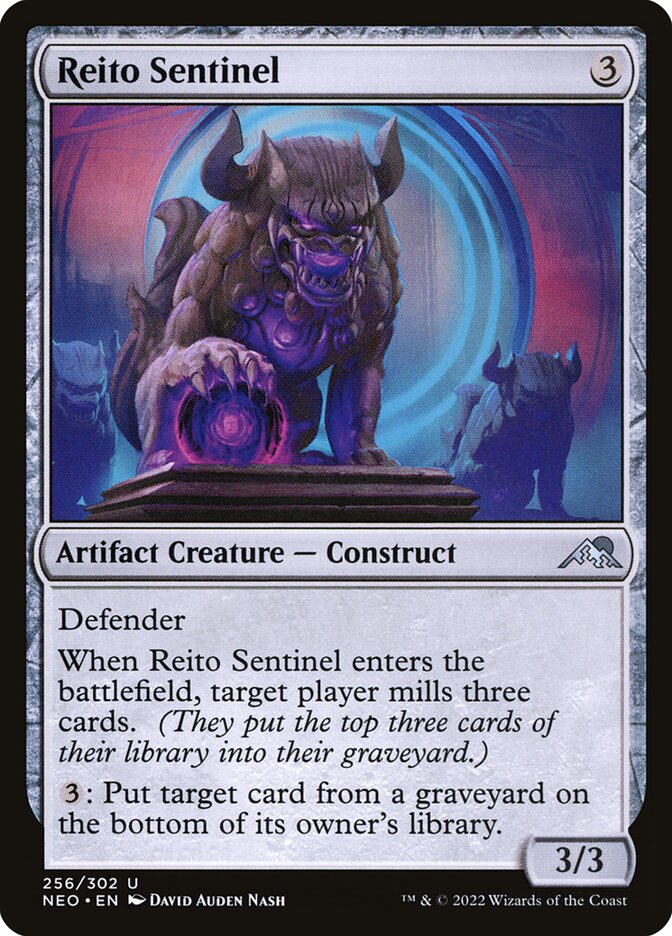 Reito Sentinel 256 (Kamigawa: Neon Dynasty)  | Good Games Adelaide SA