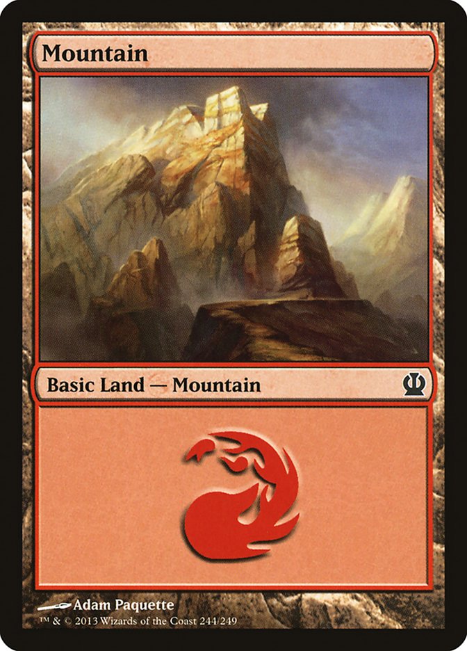 Mountain (244) [Theros] | Good Games Adelaide SA