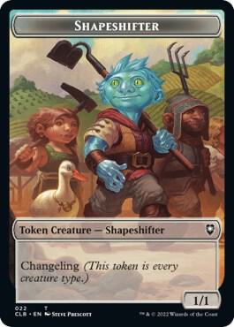 Shapeshifter 022 Clue Double Sided Token 22 // 47 (Commander Legends: Battle for Baldur's Gate)  | Good Games Adelaide SA