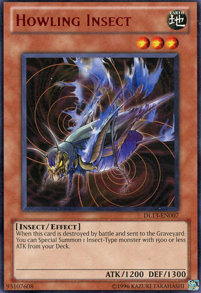 Howling Insect (Red) [DL13-EN007] Rare | Good Games Adelaide SA