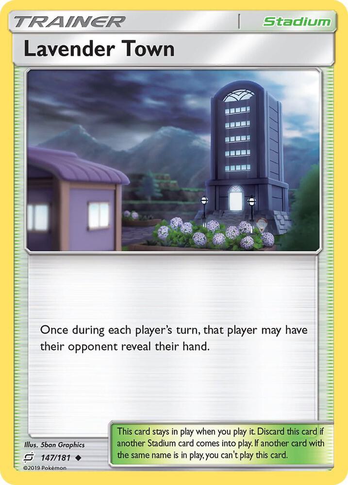 Lavender Town 147/181 (SM - Team Up)  | Good Games Adelaide SA