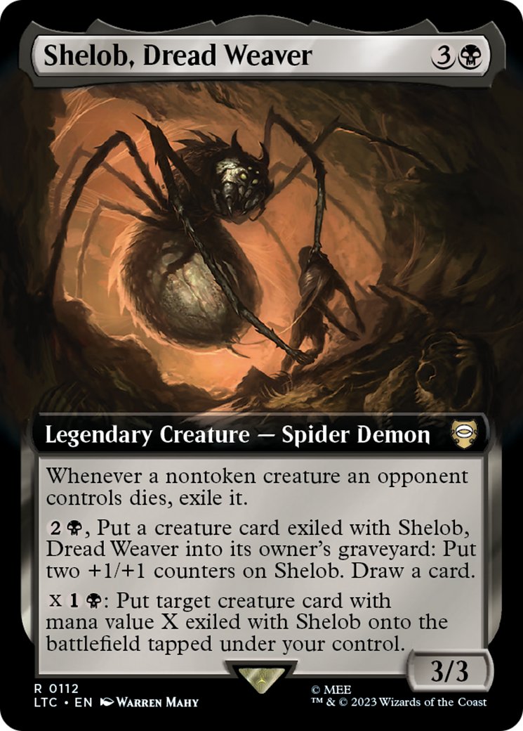 Shelob, Dread Weaver (Extended Art) [The Lord of the Rings: Tales of Middle-Earth Commander] | Good Games Adelaide SA