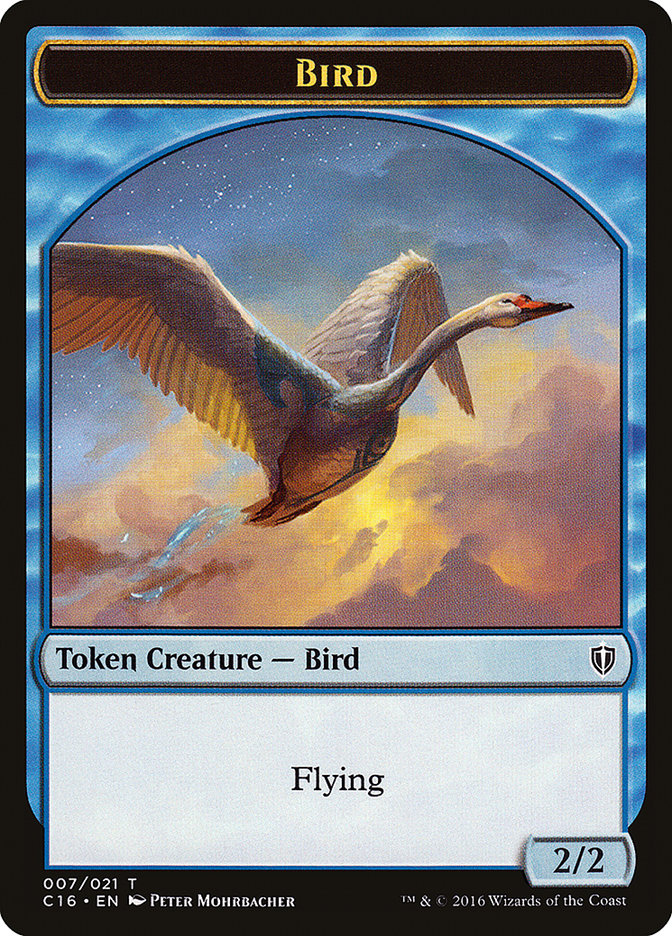 Ogre // Bird (Blue) Double-sided Token [Commander 2016 Tokens] | Good Games Adelaide SA