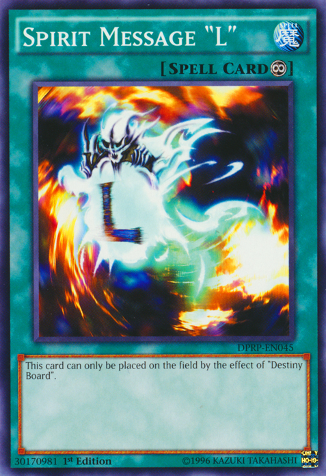 Spirit Message "L" [DPRP-EN045] Common | Good Games Adelaide SA