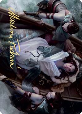 Return Upon the Tide Art Card Gold Stamped Signature 26 (Art Series: Kaldheim)  | Good Games Adelaide SA