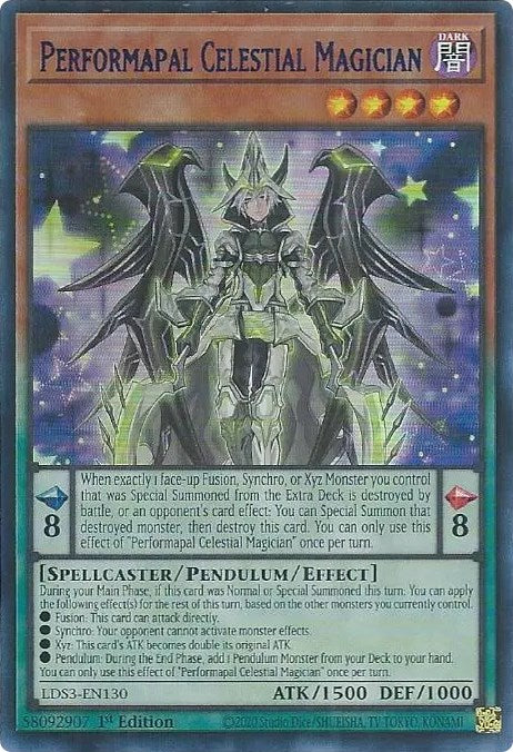 Performapal Celestial Magician (Blue) [LDS3-EN130] Ultra Rare | Good Games Adelaide SA