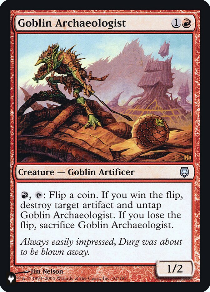 Goblin Archaeologist [Secret Lair: Heads I Win, Tails You Lose] | Good Games Adelaide SA