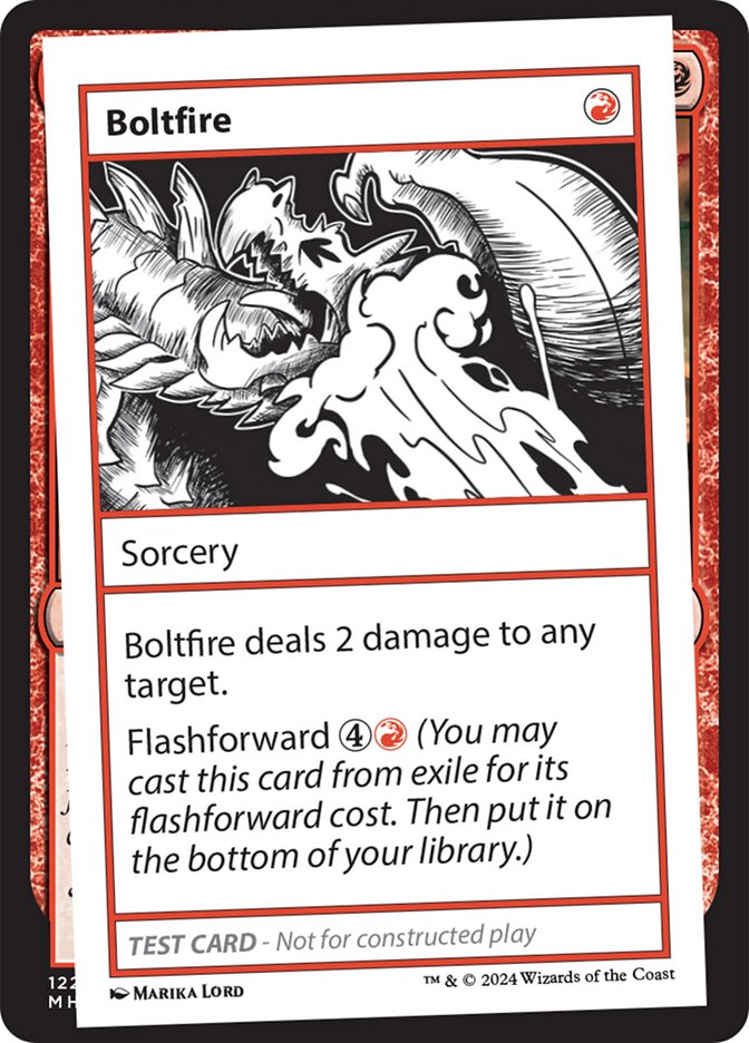 Boltfire  (Mystery Booster 2 Playtest Cards)  | Good Games Adelaide SA