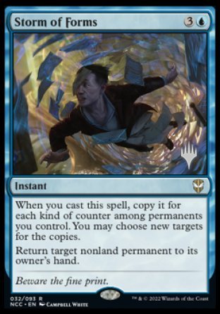 Storm of Forms (Promo Pack) [Streets of New Capenna Commander Promos] | Good Games Adelaide SA