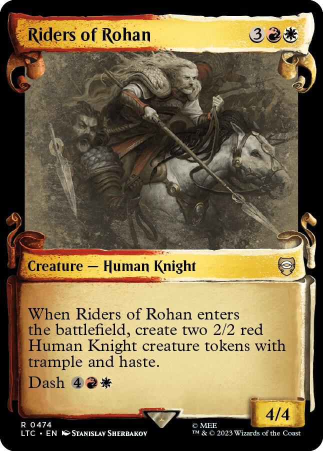 Riders of Rohan 474 (Commander: The Lord of the Rings: Tales of Middle-earth)  - Showcase Scroll | Good Games Adelaide SA