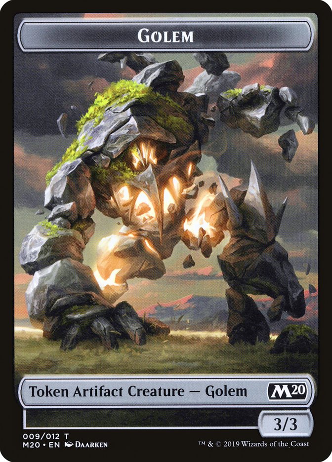 Golem Token [Core Set 2020 Tokens] | Good Games Adelaide SA
