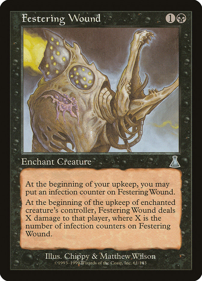 Festering Wound 61 (Urza's Destiny)  - Foil | Good Games Adelaide SA