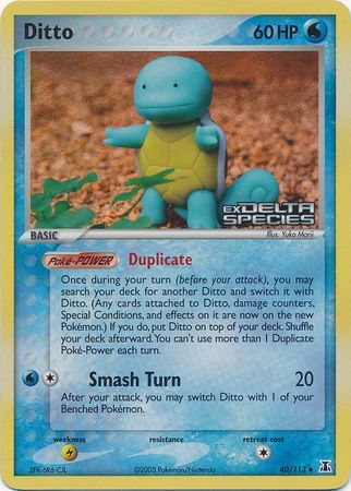 Ditto (40/113) (Stamped) [EX: Delta Species] | Good Games Adelaide SA