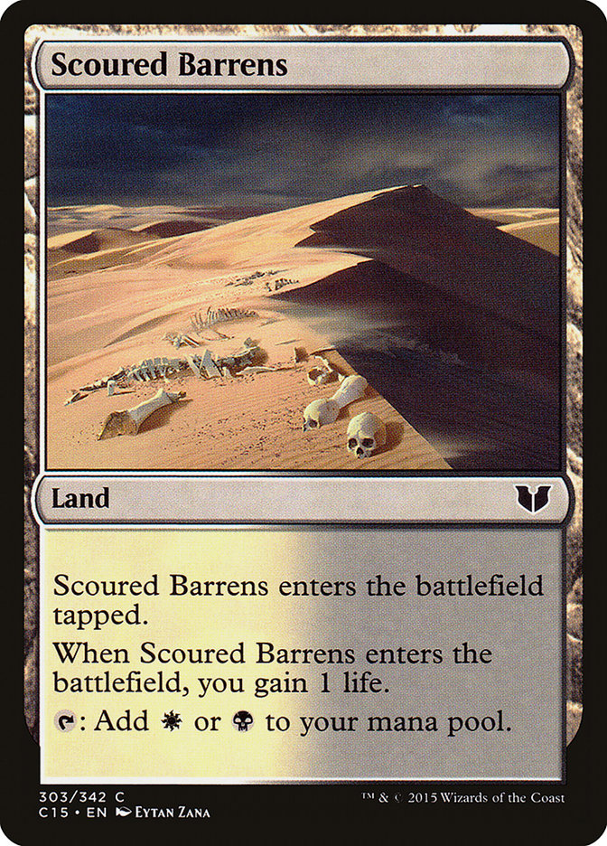 Scoured Barrens [Commander 2015] | Good Games Adelaide SA