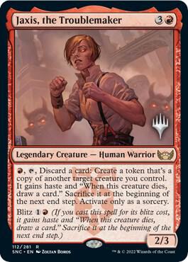Jaxis the Troublemaker 112 (Promo Pack: Streets of New Capenna)  | Good Games Adelaide SA
