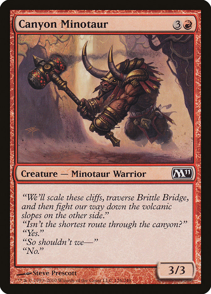 Canyon Minotaur [Magic 2011] | Good Games Adelaide SA