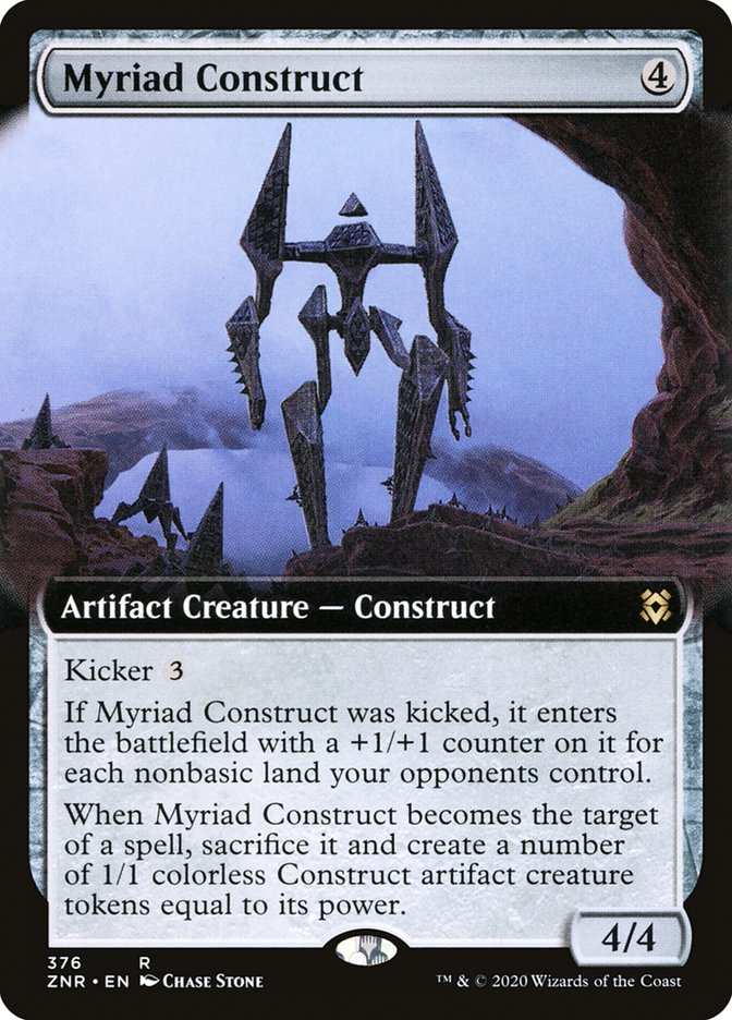 Myriad Construct (Extended Art) [Zendikar Rising] | Good Games Adelaide SA