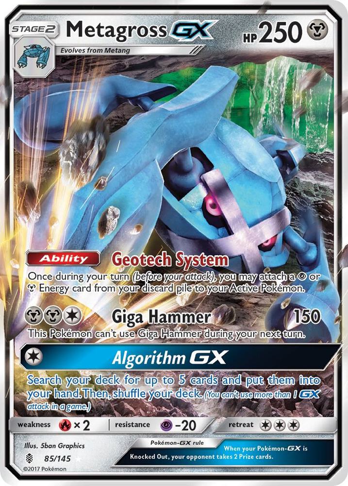 Metagross GX 85/145 (SM - Guardians Rising)  - Holofoil | Good Games Adelaide SA