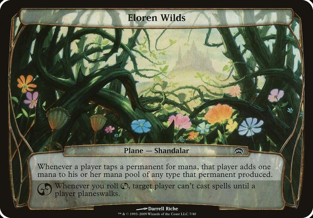Eloren Wilds Planechase  (Oversize Cards)  | Good Games Adelaide SA