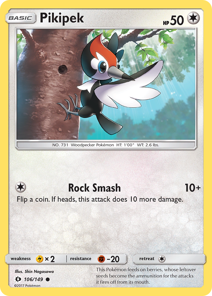 Pikipek (106/149) [Sun & Moon: Base Set] | Good Games Adelaide SA