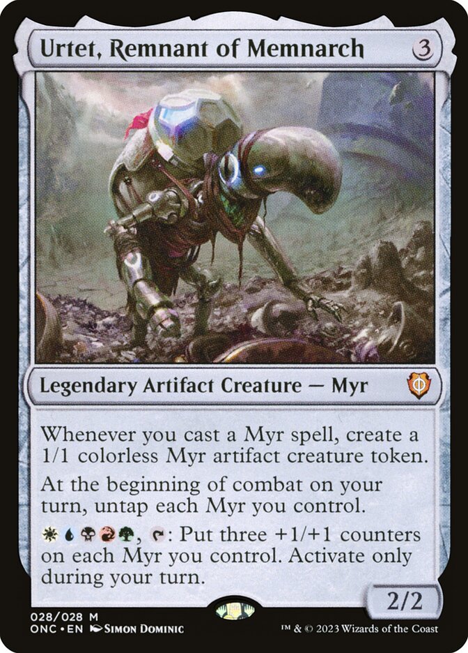 Urtet, Remnant of Memnarch 28 (Commander: Phyrexia: All Will Be One)  | Good Games Adelaide SA