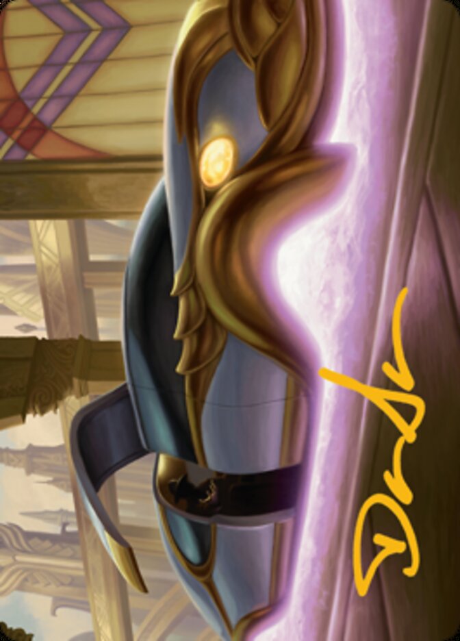 Mysterious Limousine Art Card (Gold-Stamped Signature) [Streets of New Capenna Art Series] | Good Games Adelaide SA