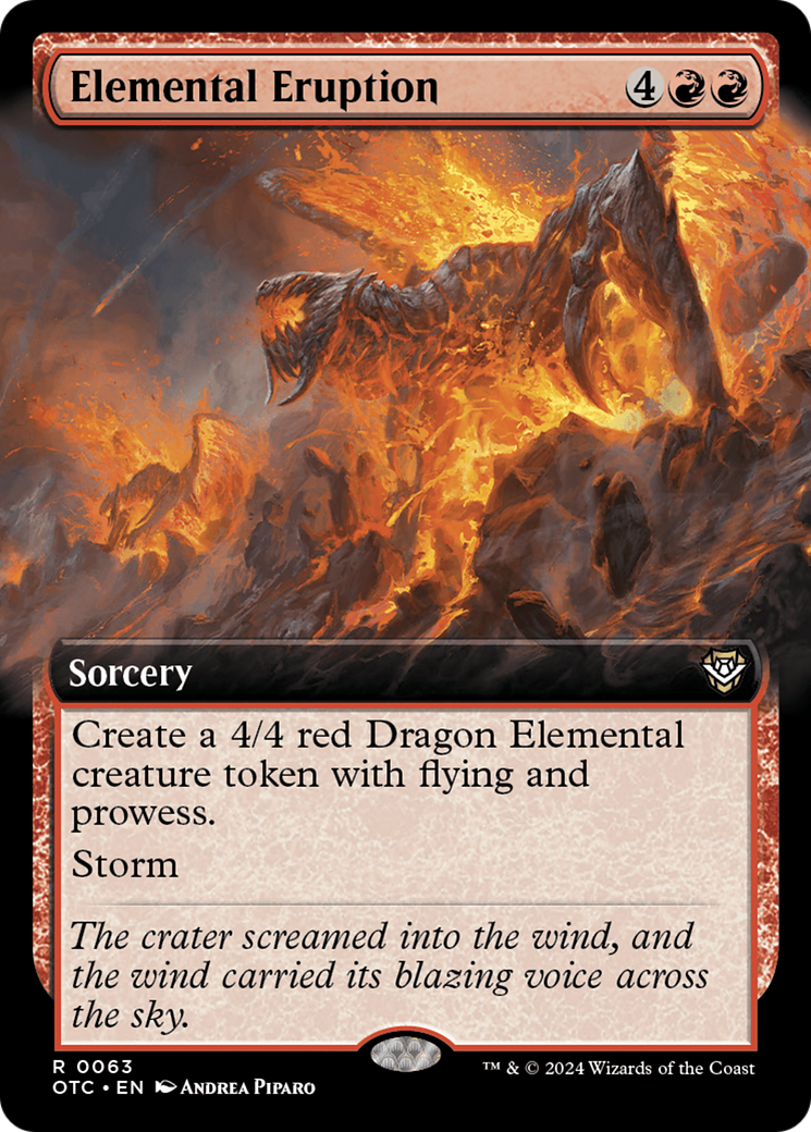 Elemental Eruption (Extended Art) [Outlaws of Thunder Junction Commander] | Good Games Adelaide SA