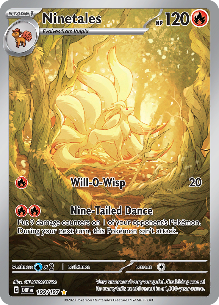 Ninetales (199/197) [Scarlet & Violet: Obsidian Flames] | Good Games Adelaide SA