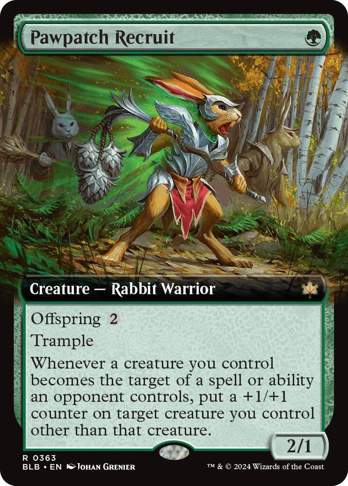 Pawpatch Recruit 363 (Bloomburrow)  - Foil | Good Games Adelaide SA