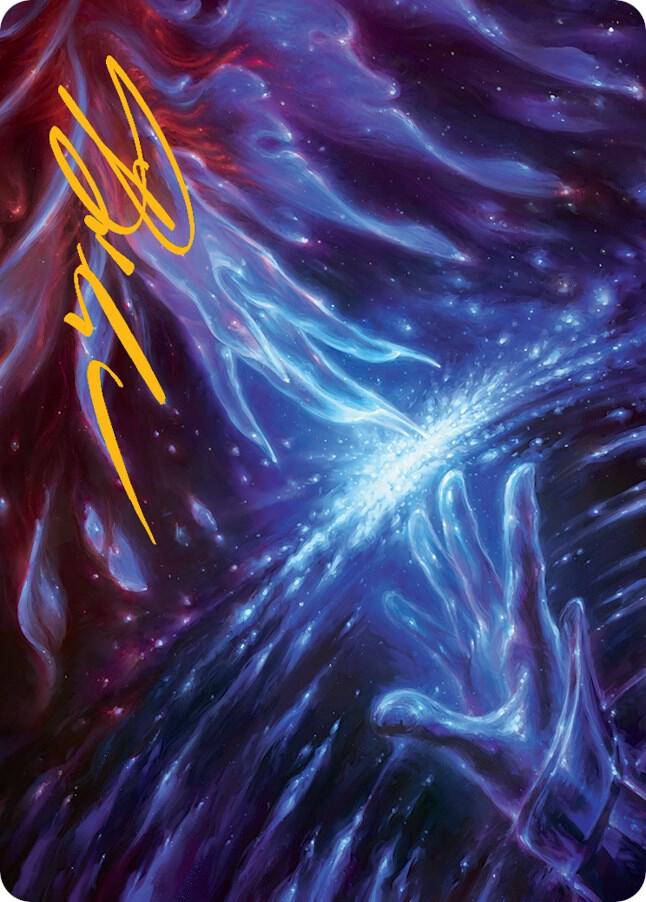 Transcendent Message Art Card Gold Stamped Signature 19 (Art Series: March of the Machine)  | Good Games Adelaide SA