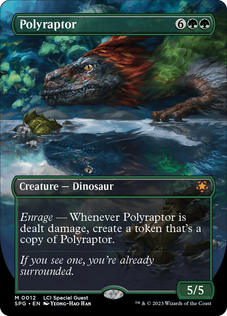 Polyraptor (Borderless) [The Lost Caverns of Ixalan Special Guests] | Good Games Adelaide SA