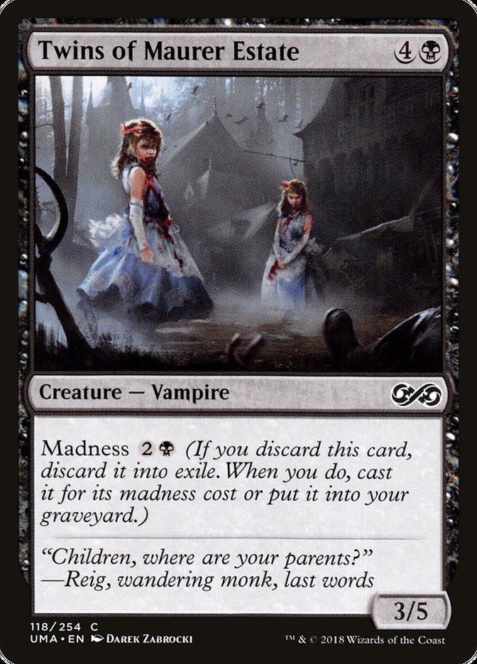 Twins of Maurer Estate 118 (Ultimate Masters)  - Foil | Good Games Adelaide SA