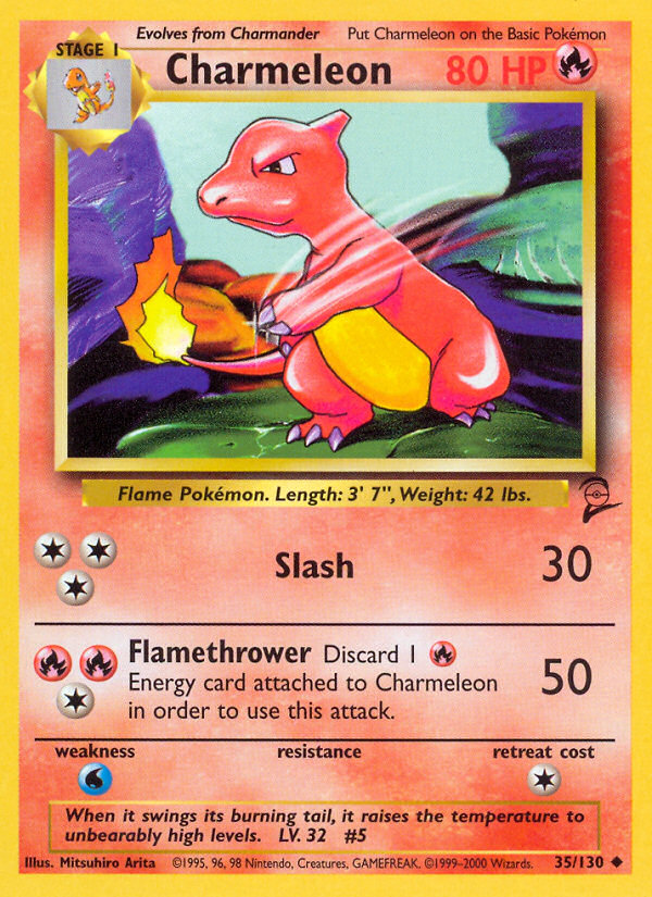 Charmeleon (35/130) [Base Set 2] | Good Games Adelaide SA