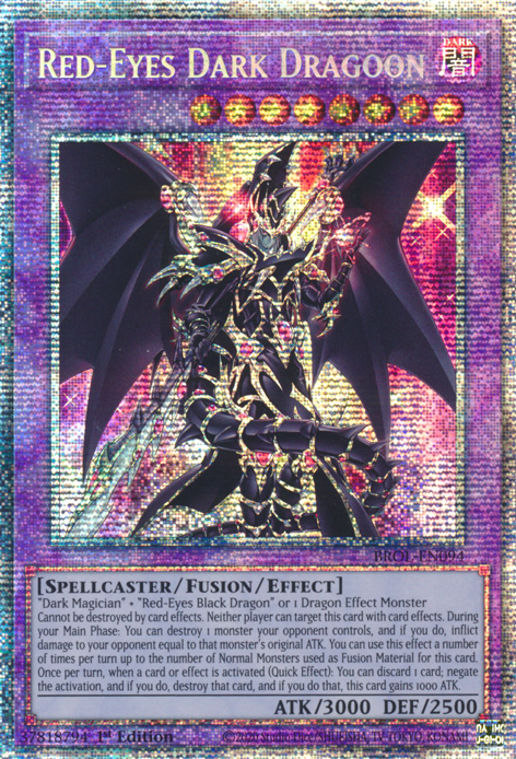 Red-Eyes Dark Dragoon [BROL-EN094] Starlight Rare | Good Games Adelaide SA