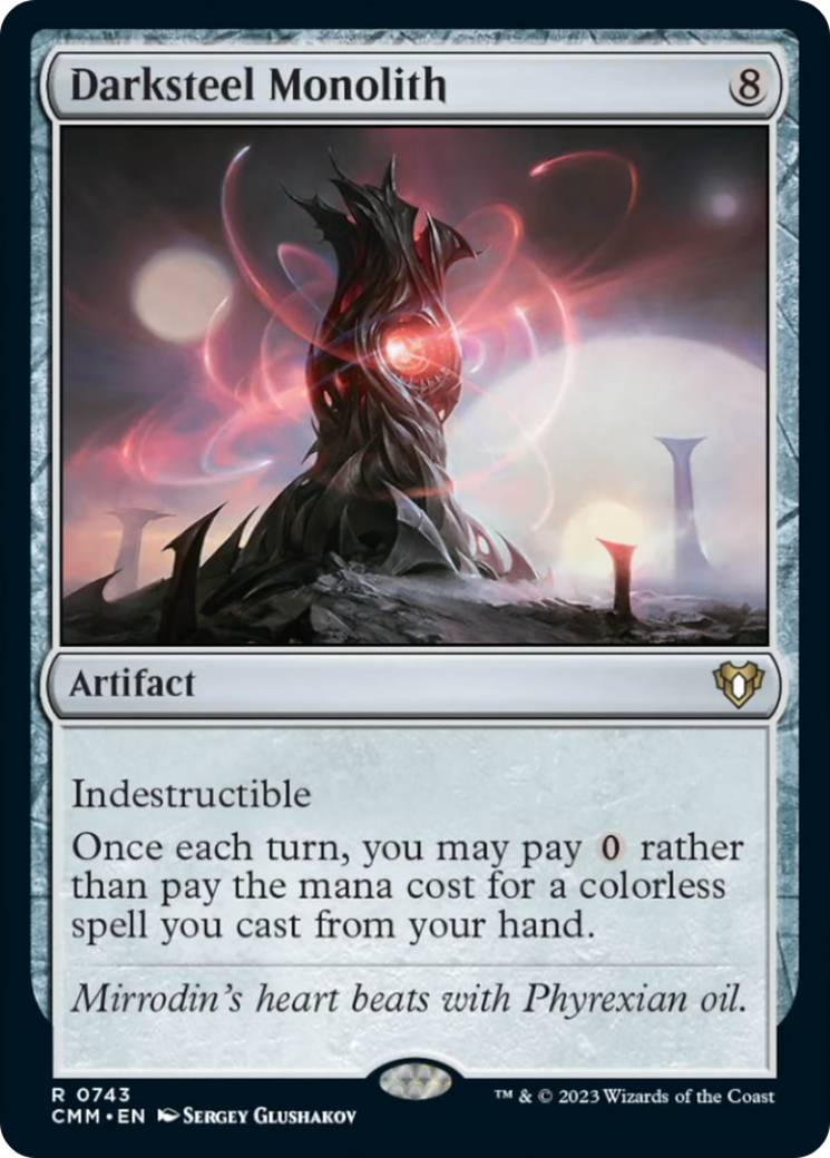 Darksteel Monolith [Commander Masters] | Good Games Adelaide SA