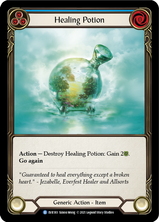 Healing Potion [EVR183] (Everfest)  1st Edition Cold Foil | Good Games Adelaide SA