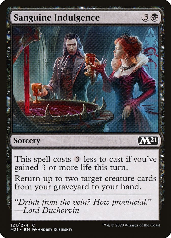 Sanguine Indulgence [Core Set 2021] | Good Games Adelaide SA