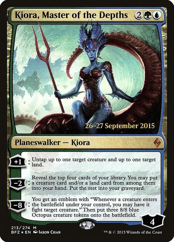 Kiora Master of the Depths 213 (Prerelease Cards)  - Foil | Good Games Adelaide SA